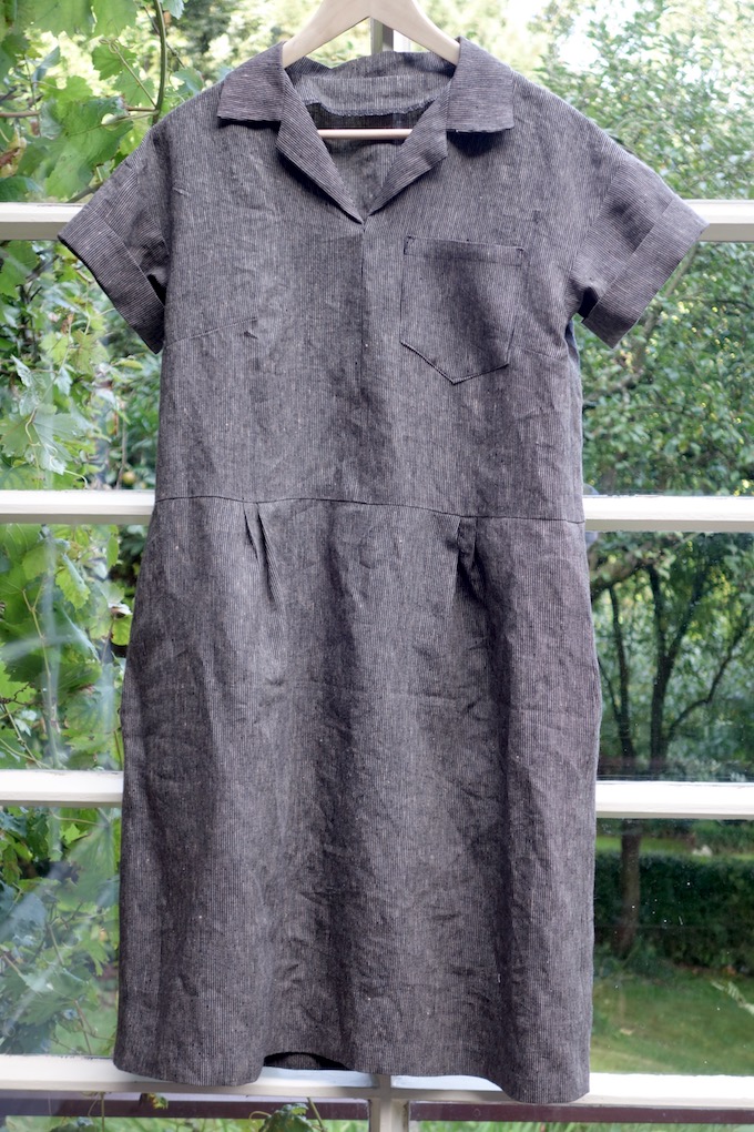 Merchant & Mills Factory Dress aus gestreiftem Leinen