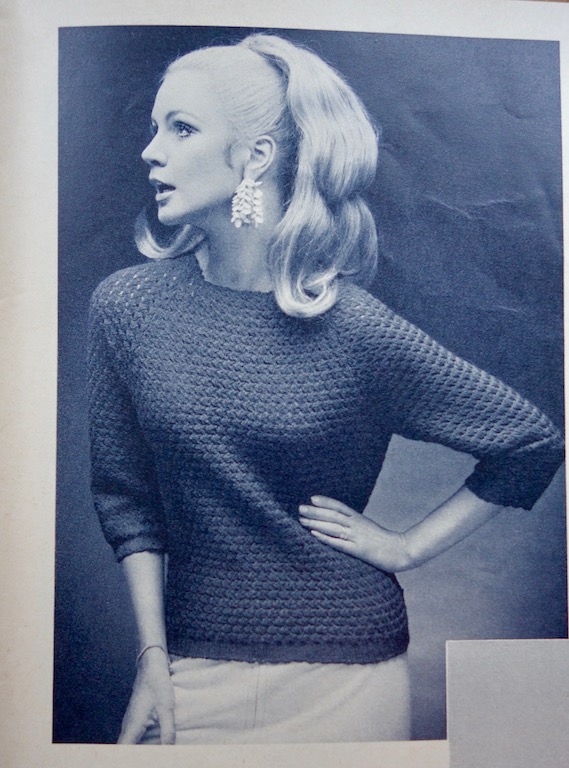 Pullover von 1968 Anleitung aus Passap Modellheft 7